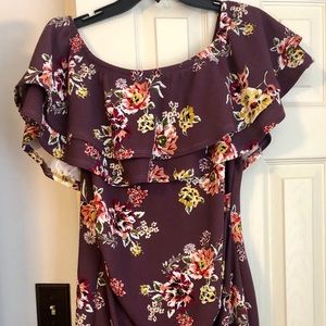 XL Floral maternity dress